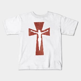 wooden cross Kids T-Shirt